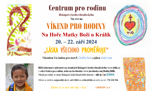 Víkend pro rodiny Na Hoře Matky Boží u Králík