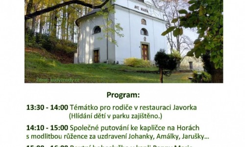 Pouť rodin za Pannou Marii Na Hory