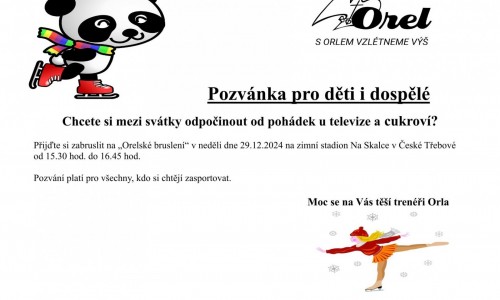 Orelské bruslení 29. prosince 2024